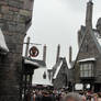 A crowded Hogsmede