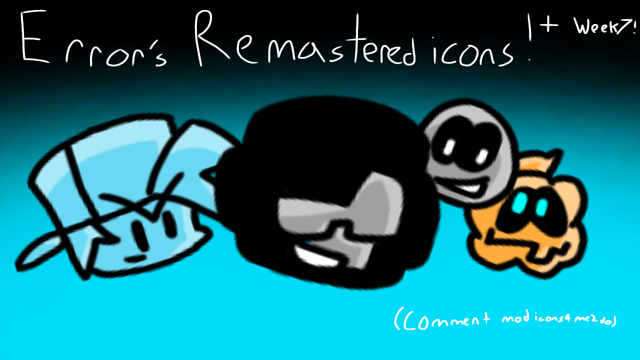 Errors Remastered Icons! (Coming out later) by ErrorDoesStupidStuff on ...