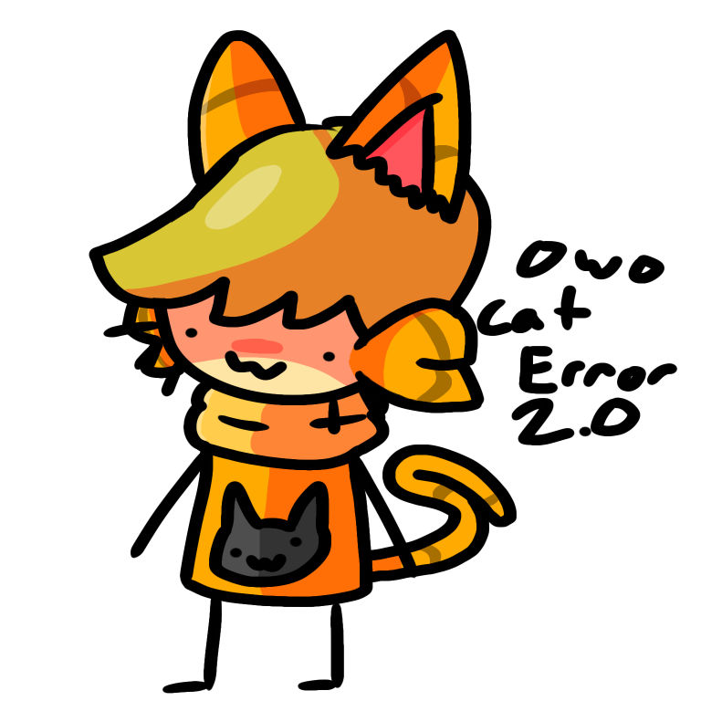 Cat Error 2.0 by ErrorDoesStupidStuff on DeviantArt