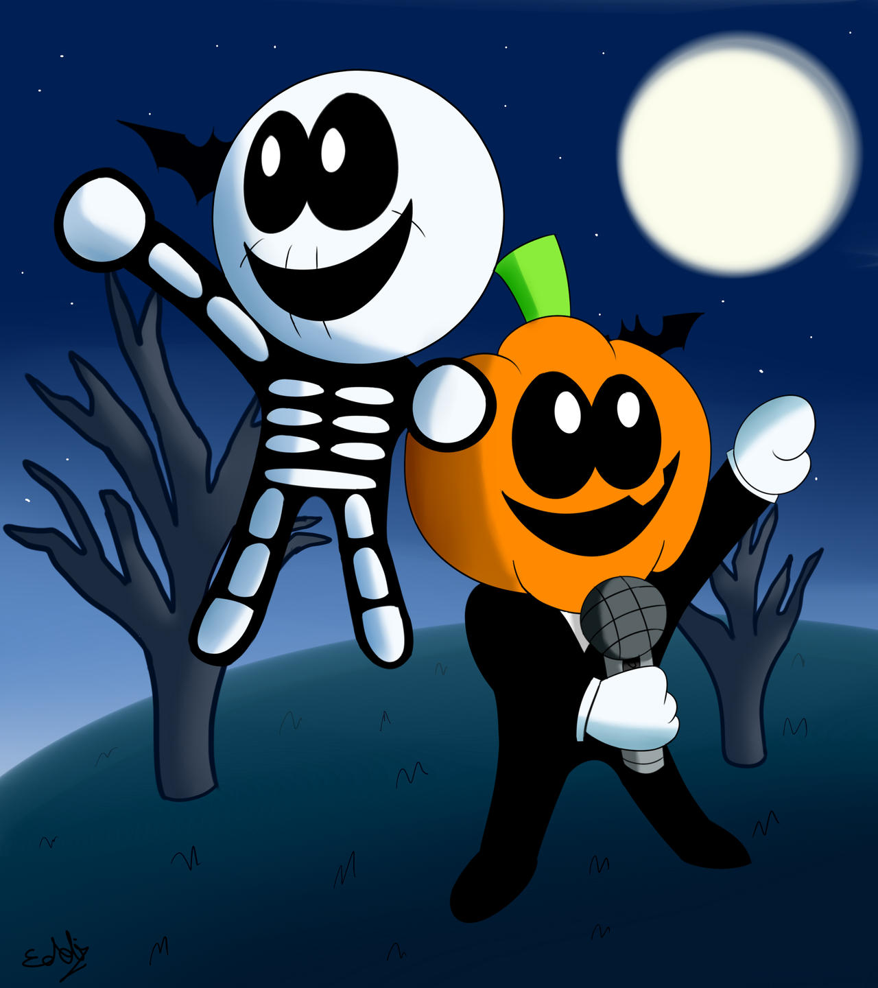 Spooky Month Characters by creeper6677art on DeviantArt