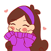 Mabel Pines cute gif icon by Ayachiichan on DeviantArt