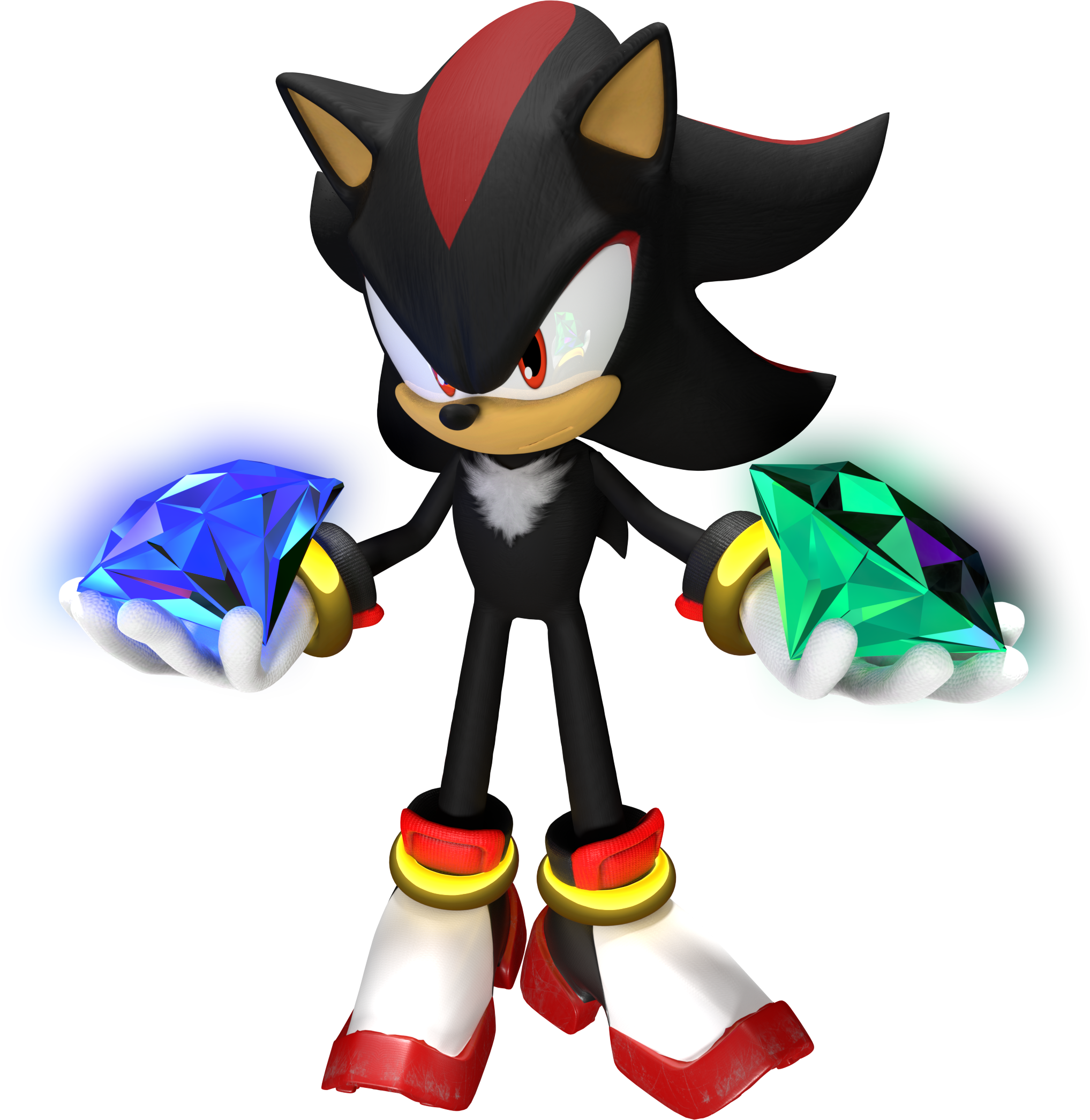 Sonic vs Shadow - Sonic X render by Jogita6 on DeviantArt