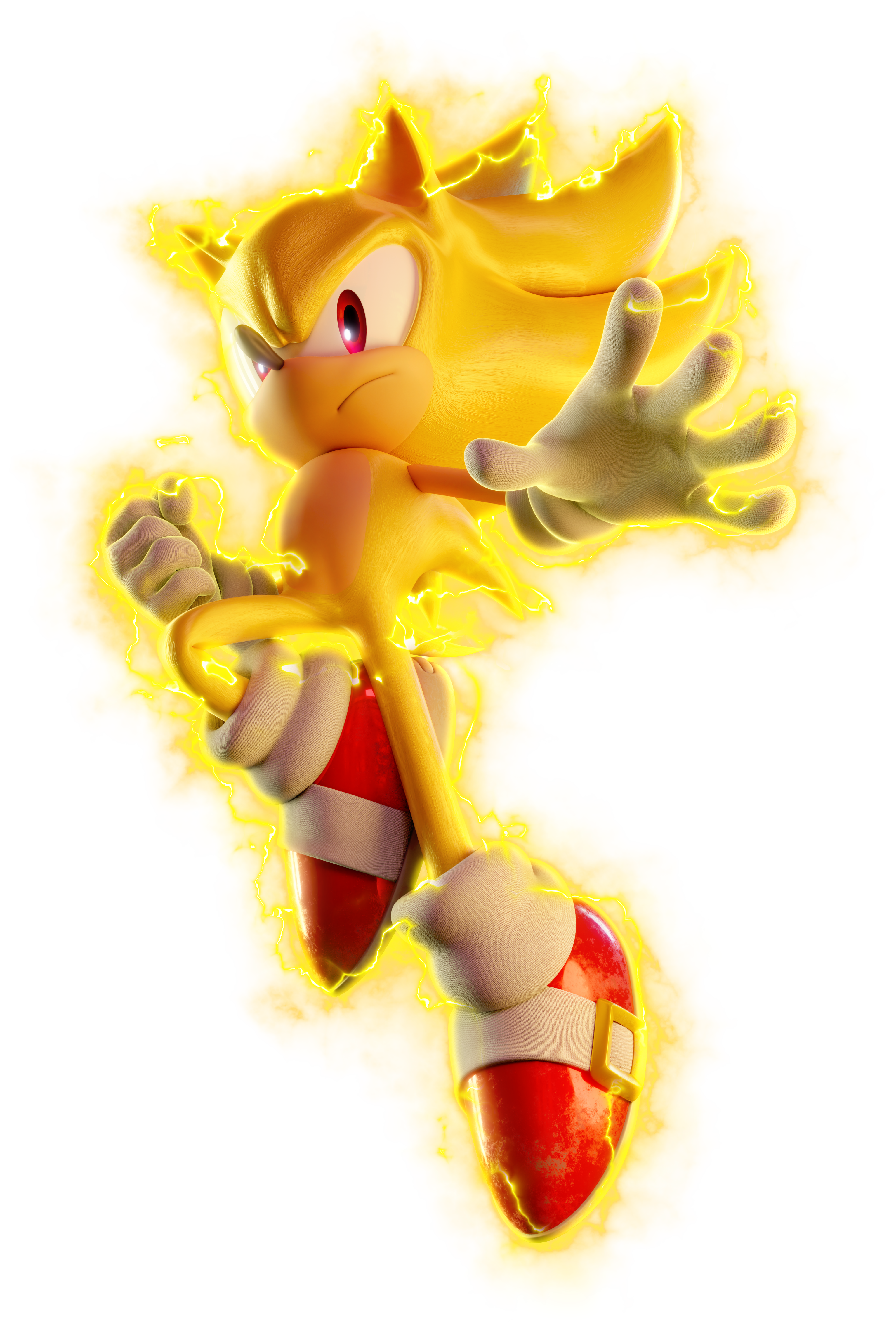 Sonic the Hedgehog render, Super Sonic 1 by Justin113D on DeviantArt