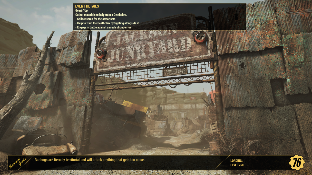 Fallout Tips Loading Screen Fallout 76: Gearin' Up Loading Screen by HORNET22294 on DeviantArt