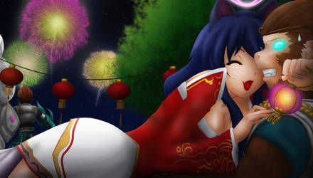 LOL Lunar Revel Festival - Ahri and Wukong