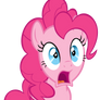 Surprised Pinkie Pie Vector