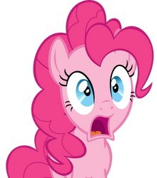 Surprised Pinkie Pie Vector