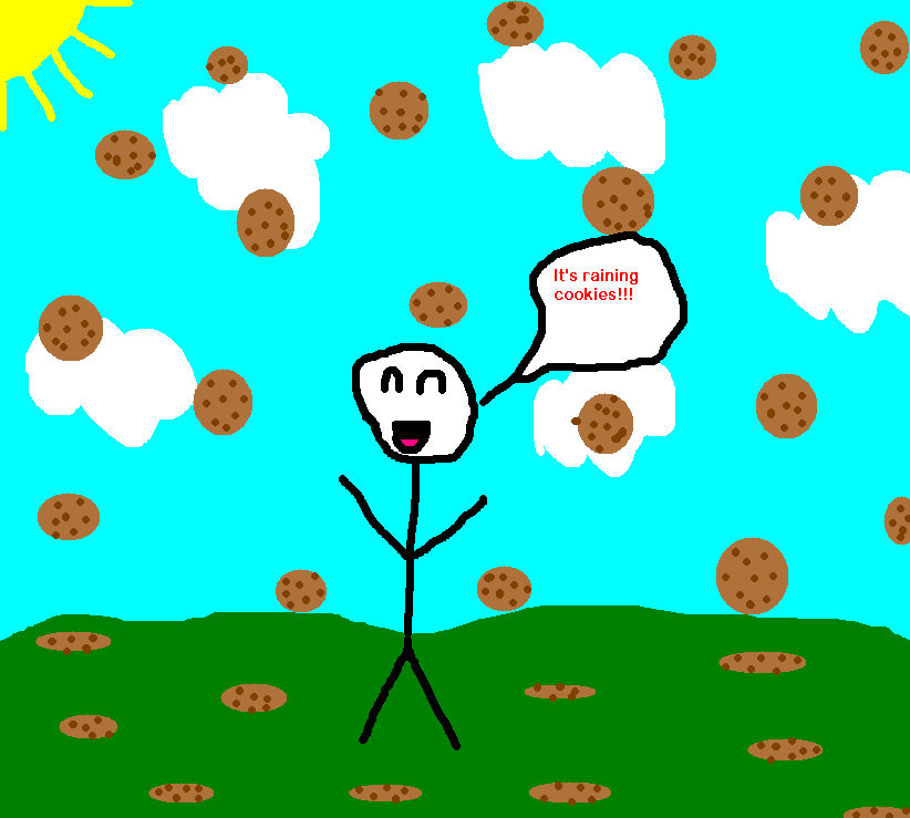 Cookies Raining Down raining cookies by lumpadoodle on DeviantArt