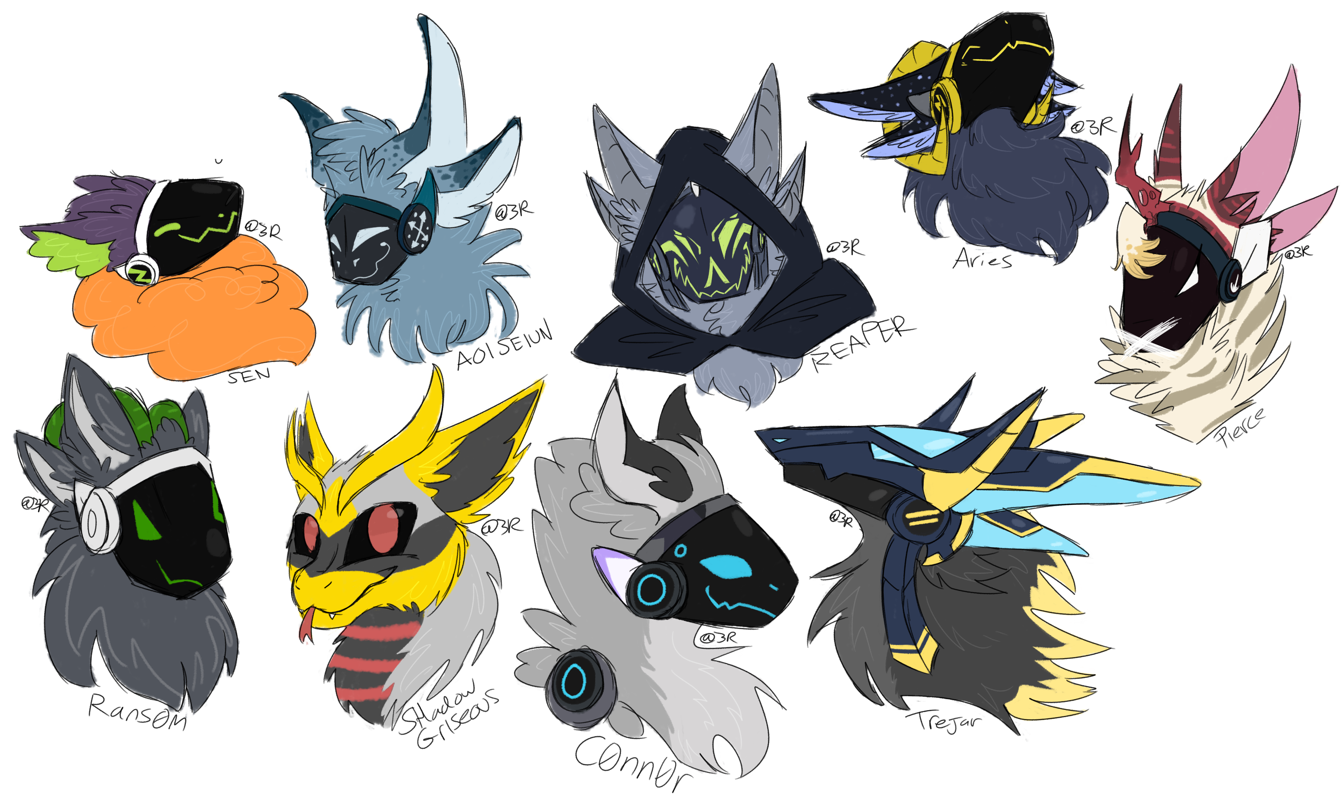 Protogen Art. by Zephyrrcue on DeviantArt