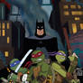 Batman/TMNT 1 Cover Animated Style 