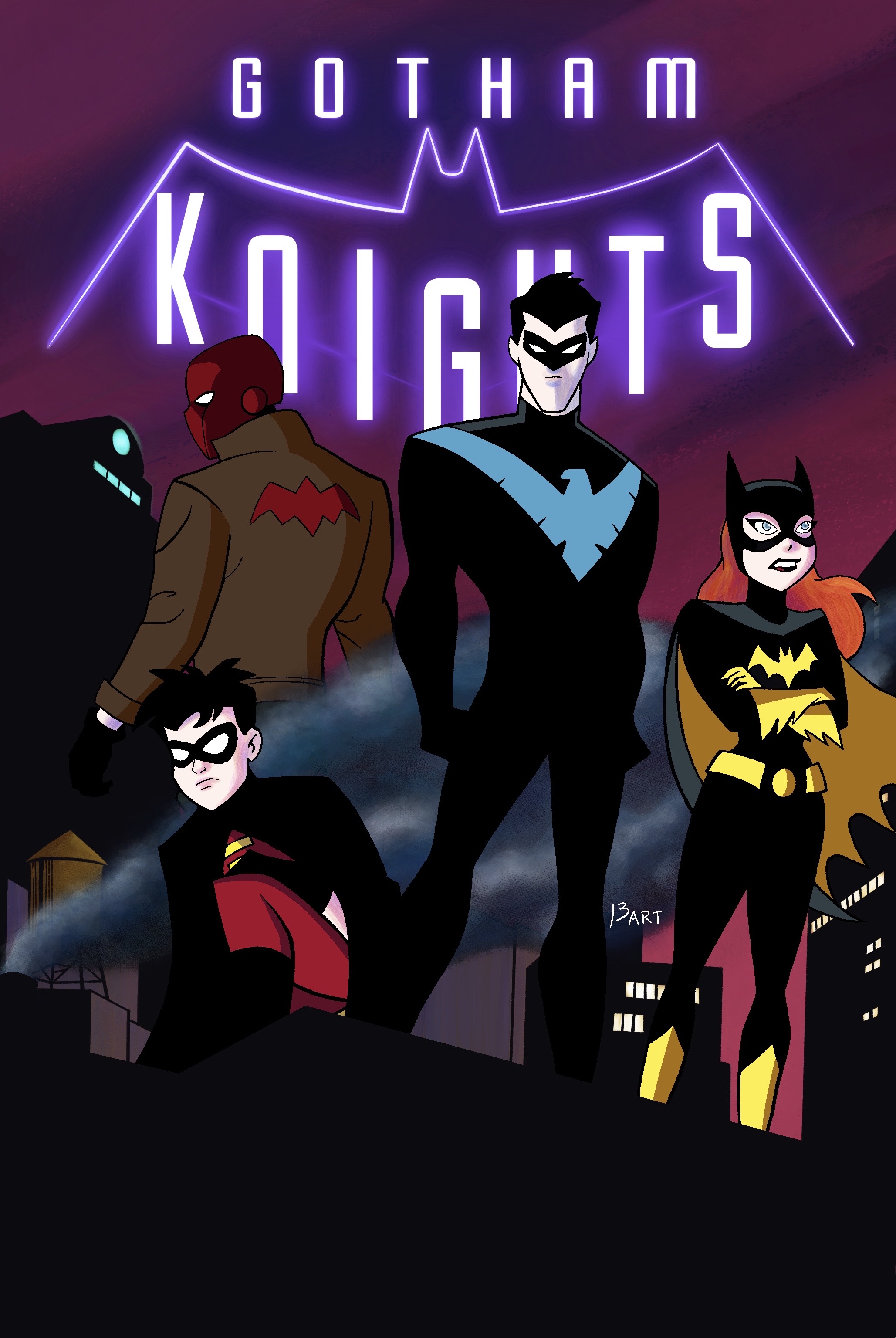 Gotham Knights Animated Style by Tyraknifesaurus on DeviantArt