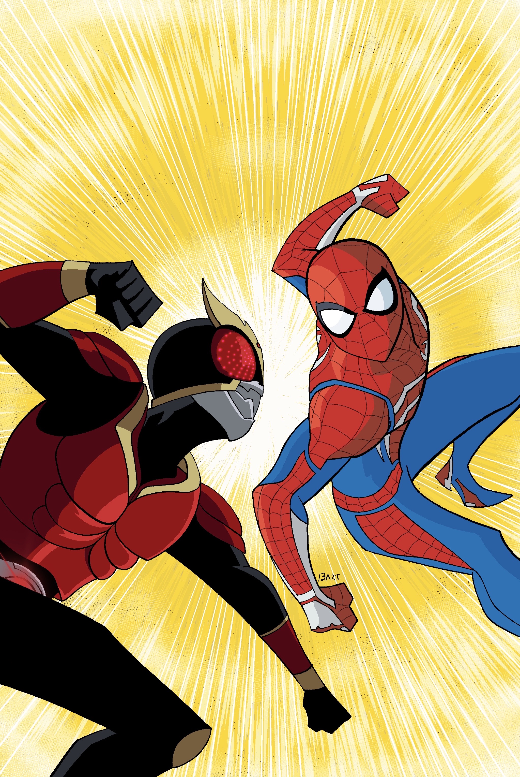 Spider Riders Deviantart Amazing Spider-Man vs Kamen Rider by Tyraknifesaurus on DeviantArt