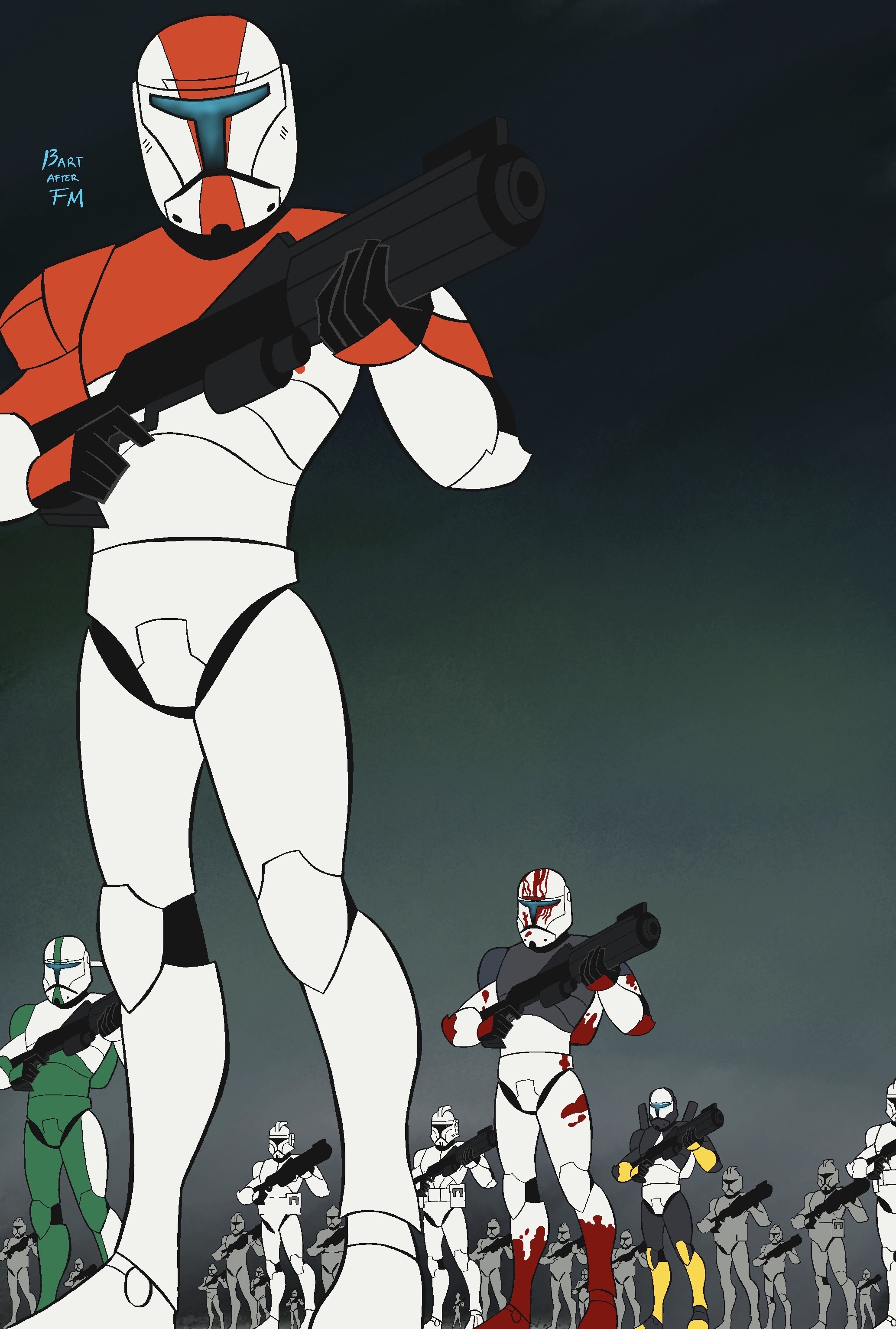Republic Commando CW 2003 Style by Tyraknifesaurus on DeviantArt