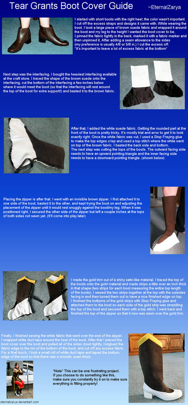 Tear Grants Boot Cover Guide by EternalZarya