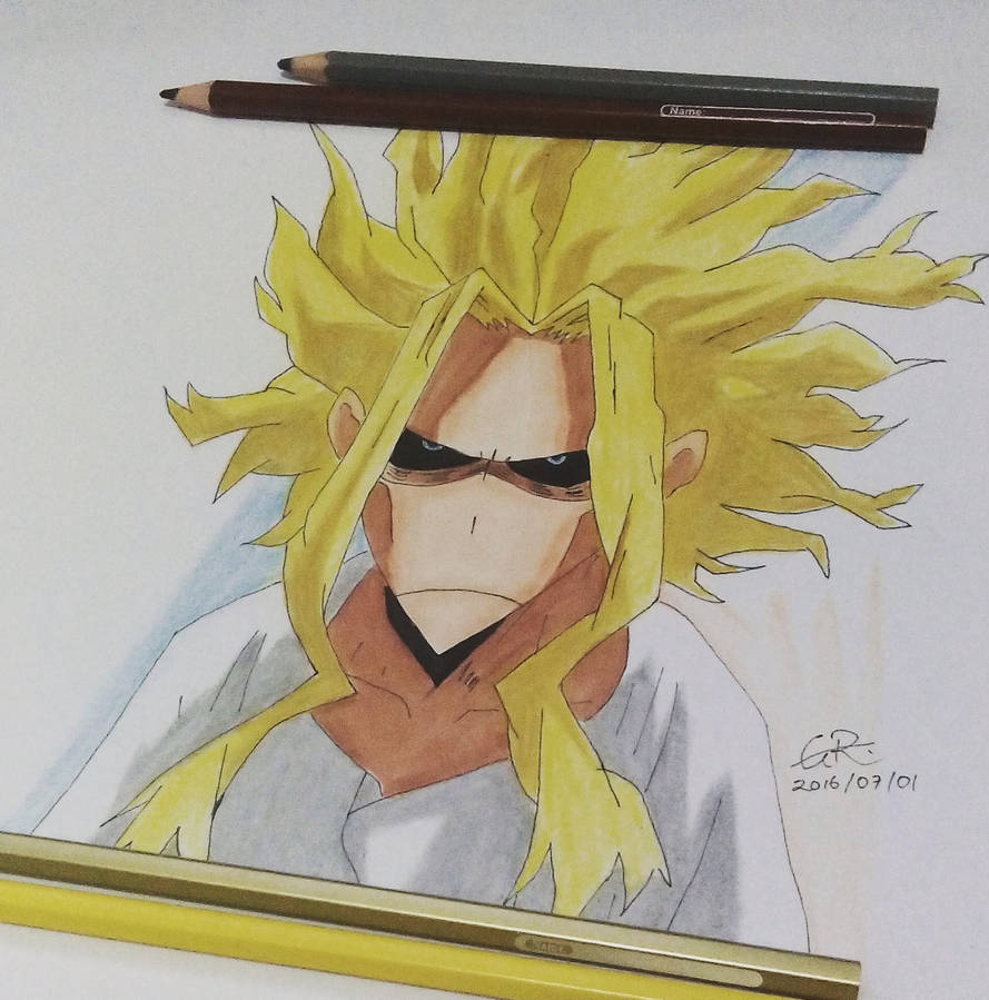 All Might True Form My Hero Academia by ArvinJKArt on DeviantArt