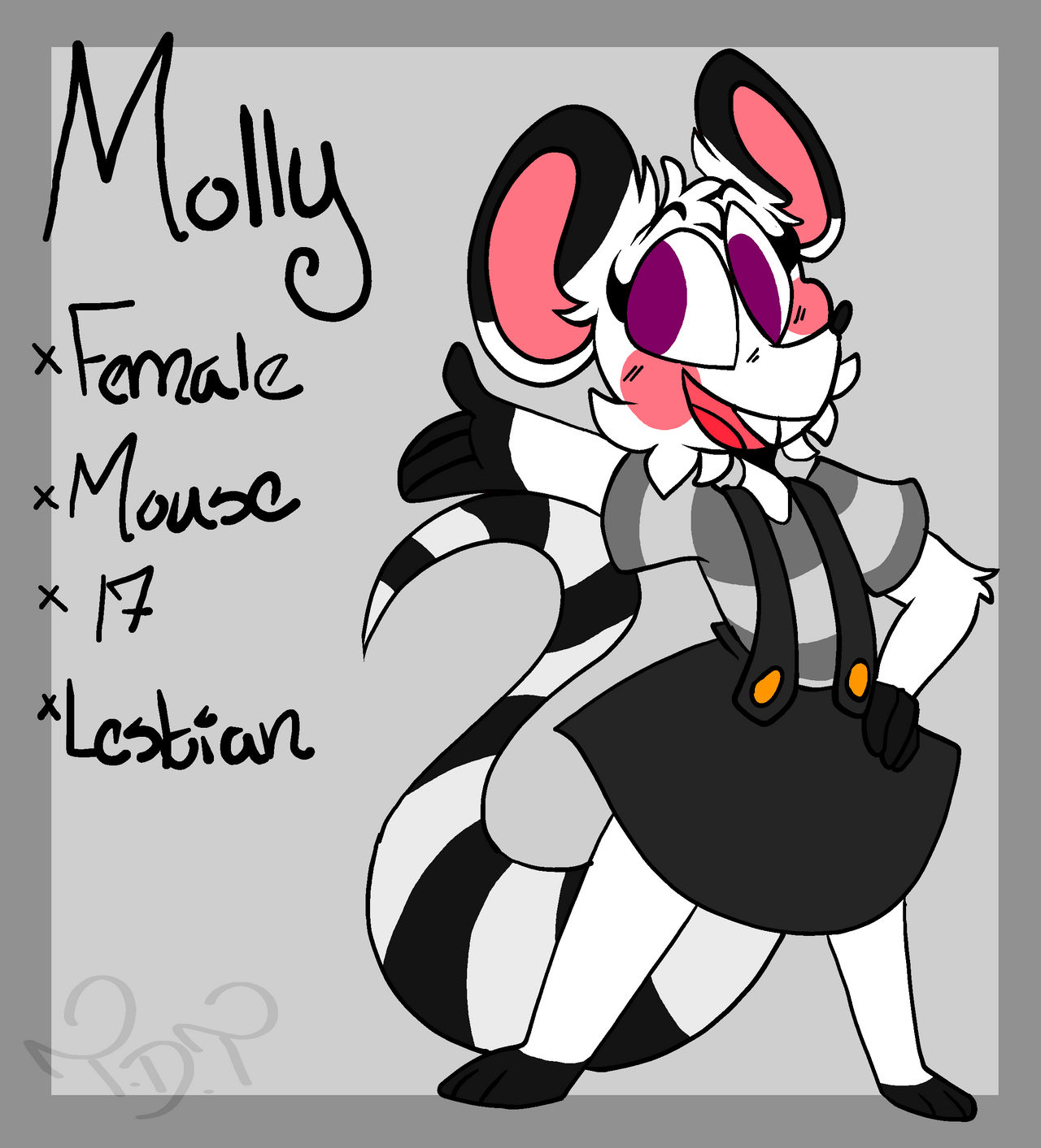 Molly the Mouse ref by tailsdollterror on DeviantArt