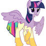 Alicorn Twilight Becomeing Refomed Queen Chysalis 