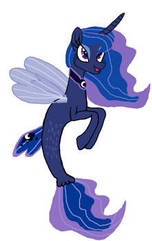 Alicorn Twilight Becaming Princess Luna Seapony Tf