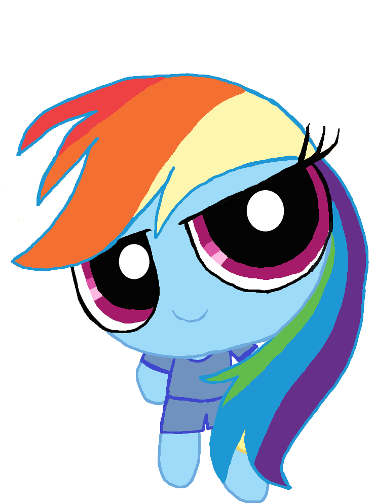Ppg Rainbow Raspberry rainbow dash Powerpuff girl by qjosh on DeviantArt