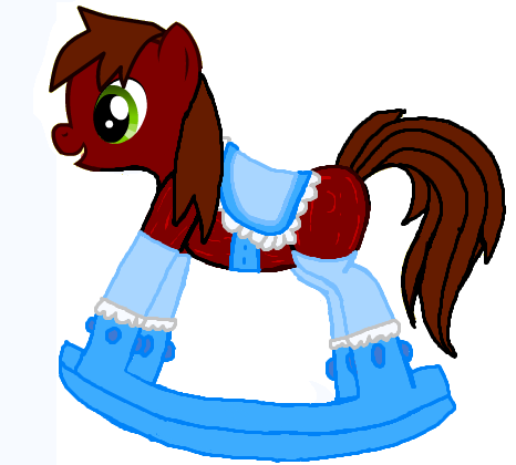 My little pony rocking top horse