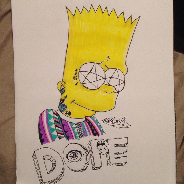 Bart Simpson DOPE by sandburial913 on DeviantArt