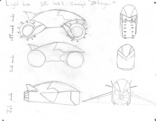 Stinger Lightbike Basic shape