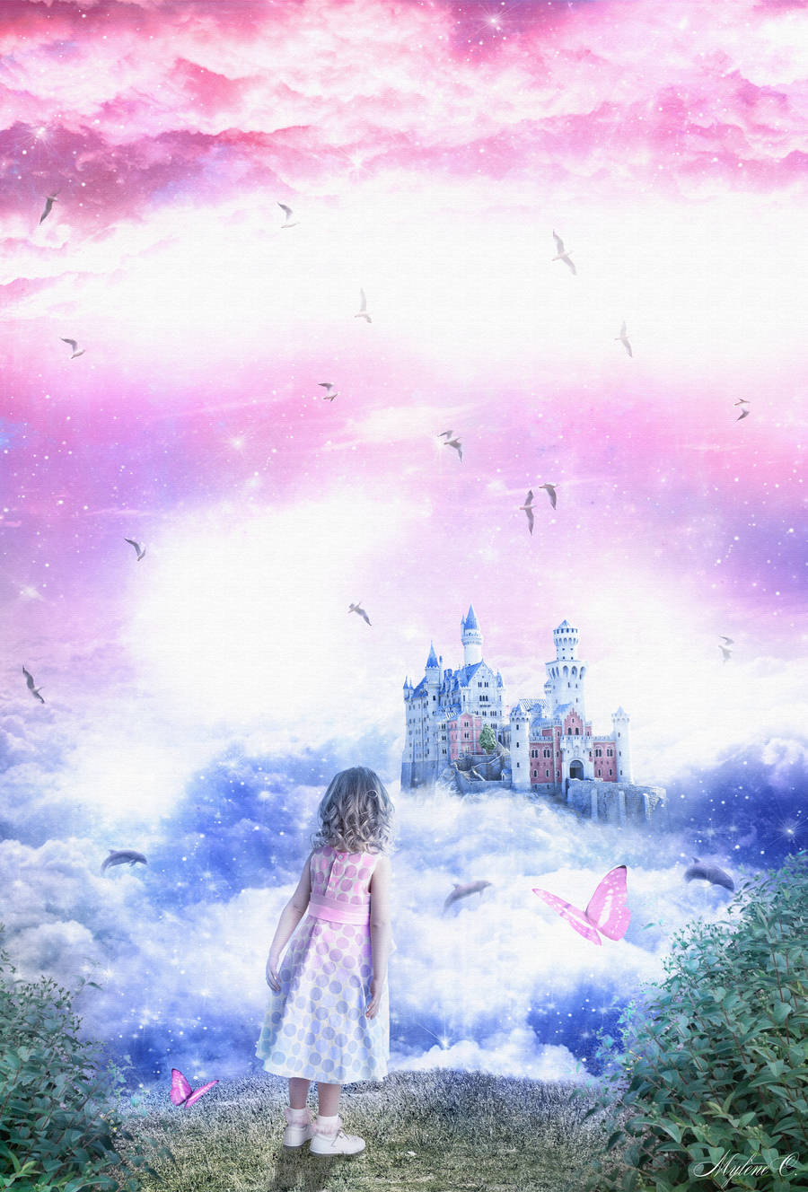Between the clouds by Mylene-C