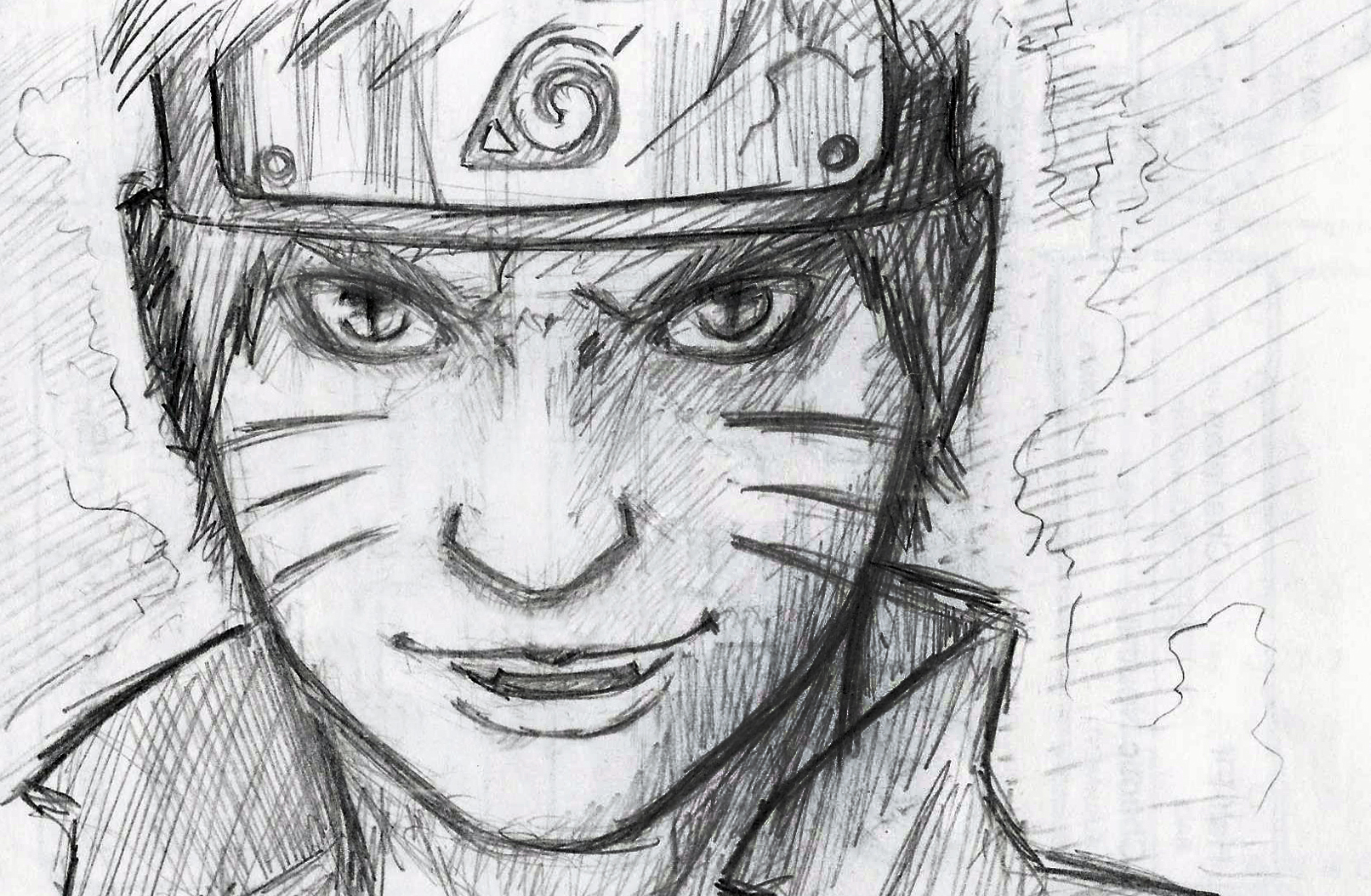 NARUTO UZUMAKI - PENCIL DRAWING [ NARUTO SHIPPUDEN ] 