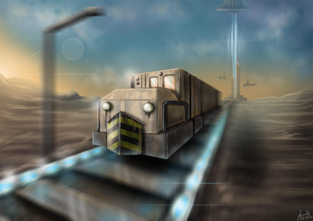 Train Concept art by AaronQuinn on DeviantArt