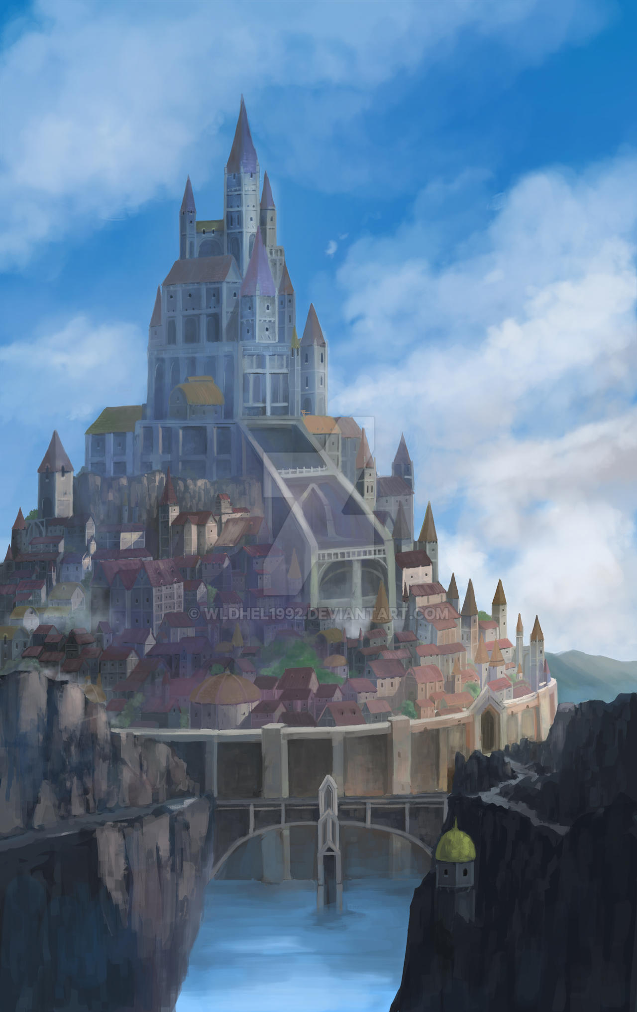 castle concept art by wldhel1992 on DeviantArt
