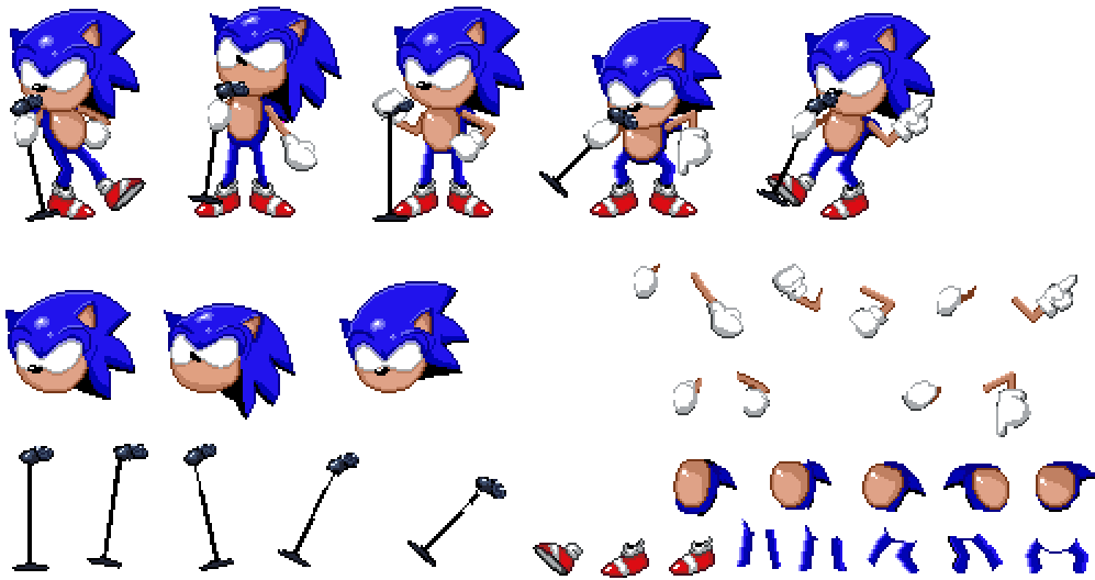 S2 Sonic Re-Design Sprite Sheet V1 by MarioYT21 on DeviantArt