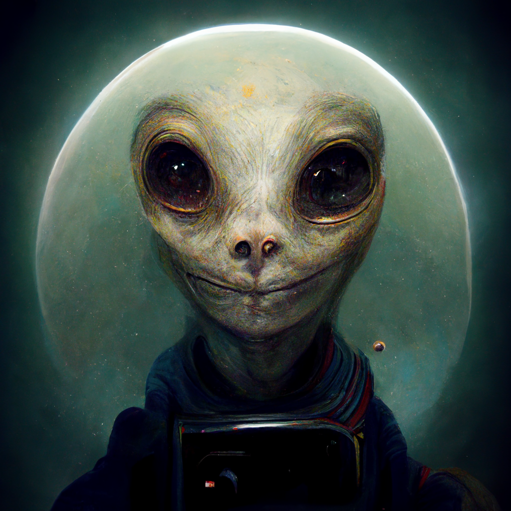 Alien Selfie by ImShampoo on DeviantArt