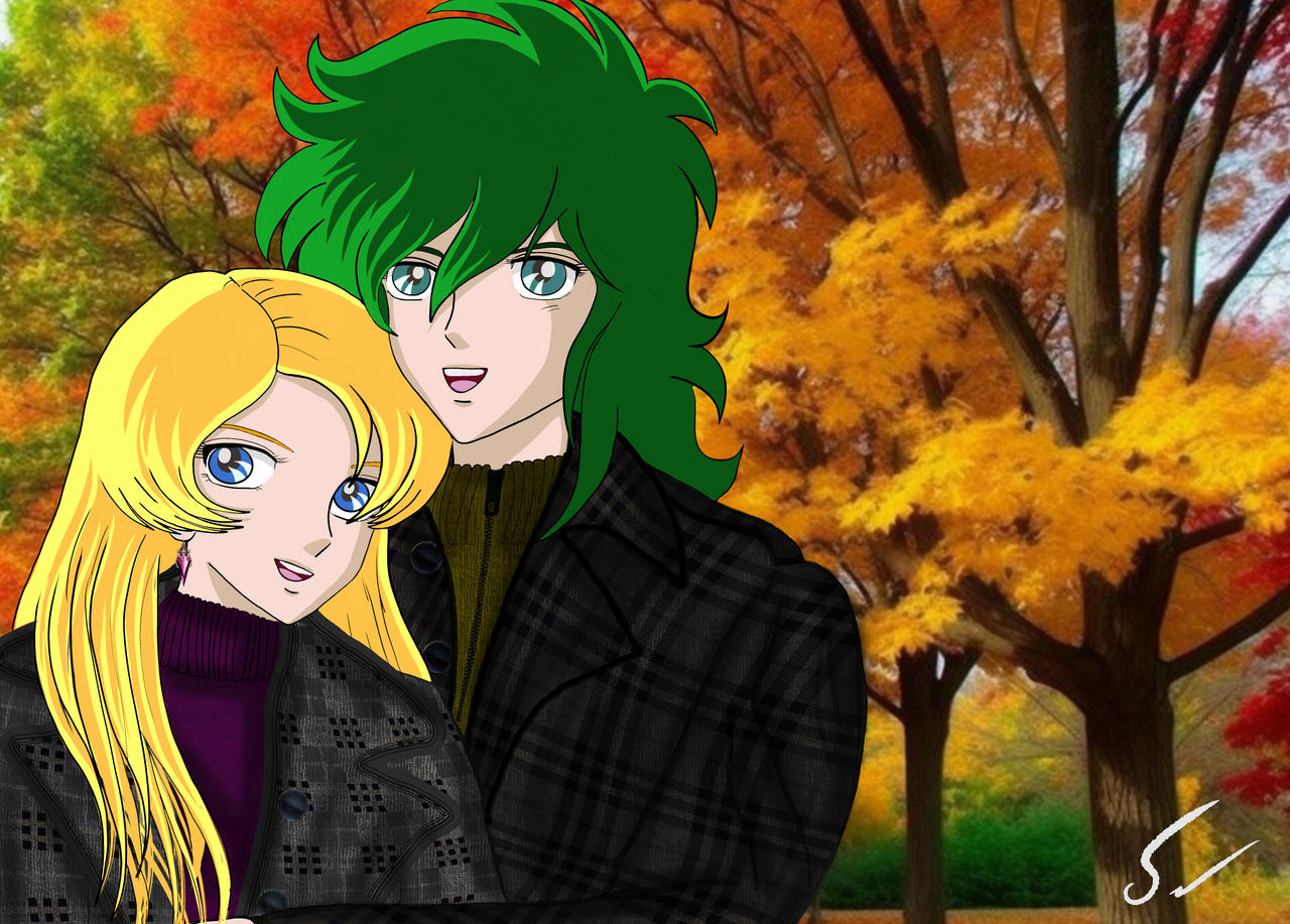 Saint Seiya - Shun and June by ImShampoo on DeviantArt