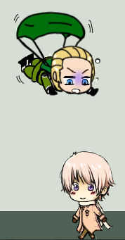 Hetalia Shimeji - Not a good spot to land