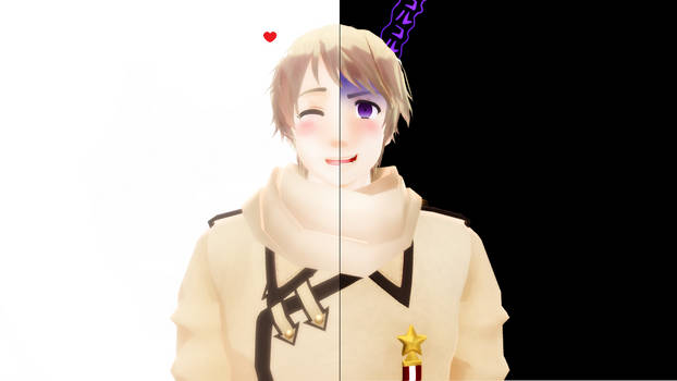 MMD Hetalia - Two faces of me