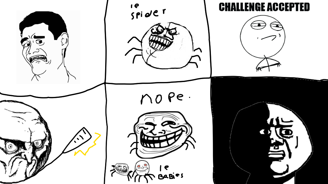 Rage Comics Challenge Accepted