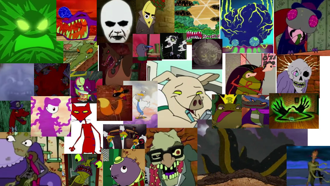 My Favorite Courage The Cowardly Dog Villains by Aliendemonfox on