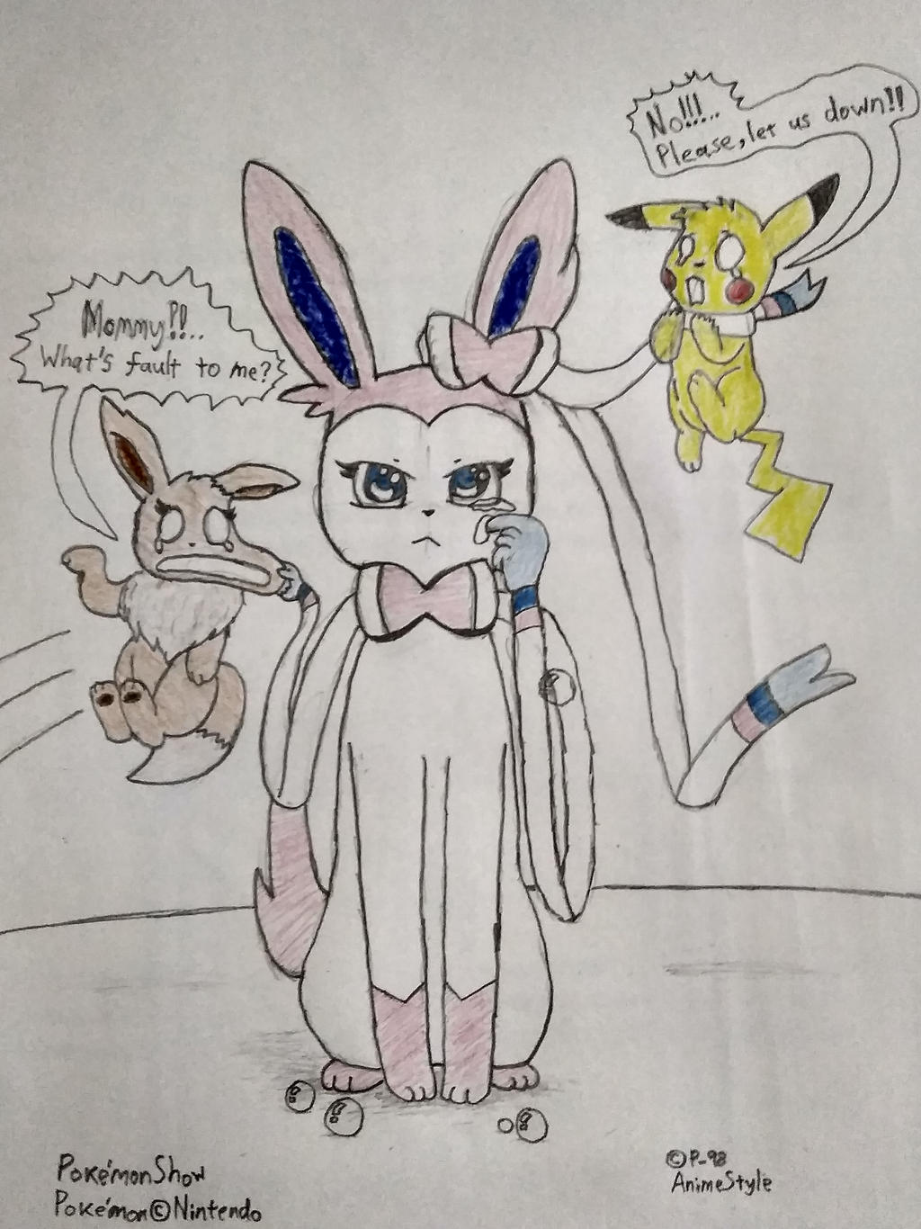 What's wrong, Sylveon? by Peace98 on DeviantArt
