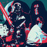 Star Wars Trilogy Book Cover Piece