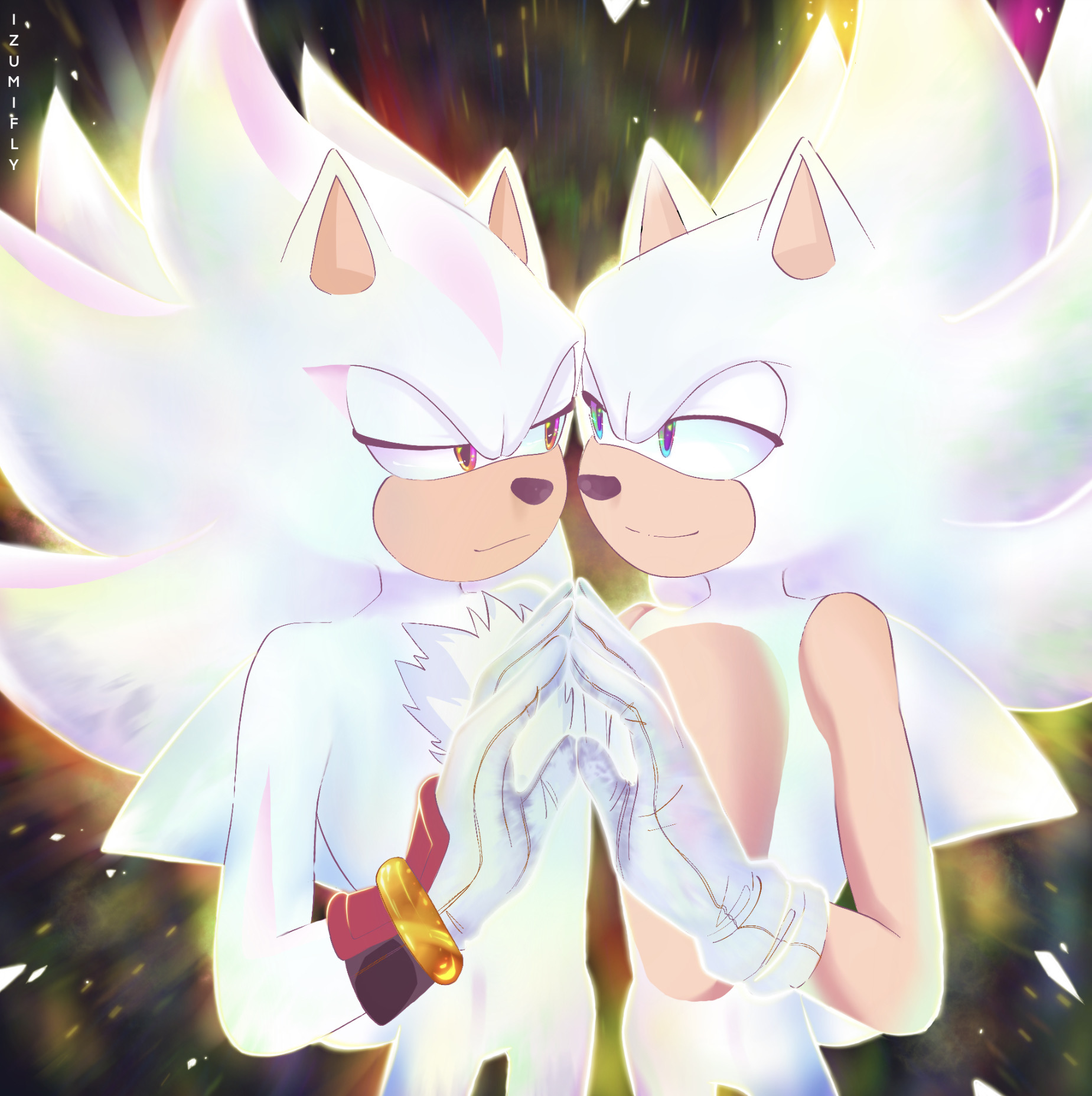 What if hyper Sonic was in Sonic x by shadowXcode on DeviantArt