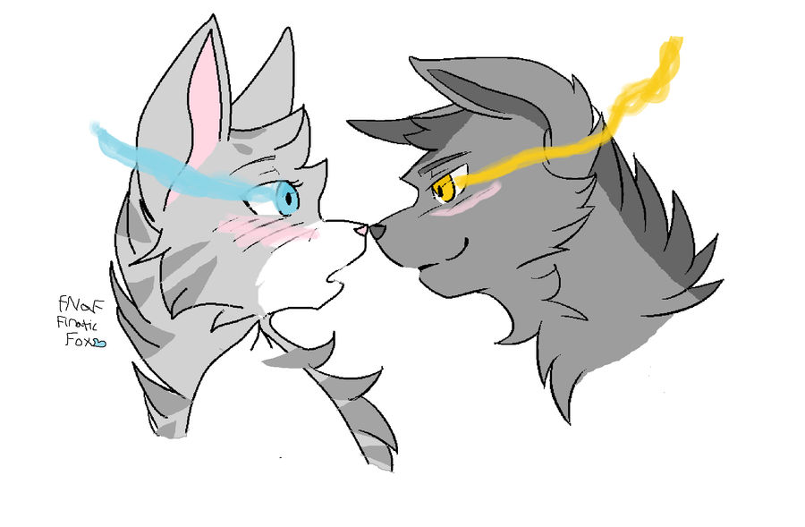 SilverStream x Graystripe Warrior Cats by FNaFFinaticFox on DeviantArt