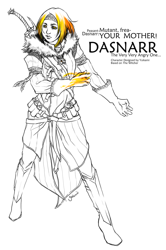 Dasnarr, The Witcher Design