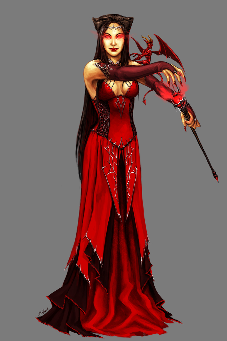 Pathfinder - Aspasia the Cheliaxan Sorceress