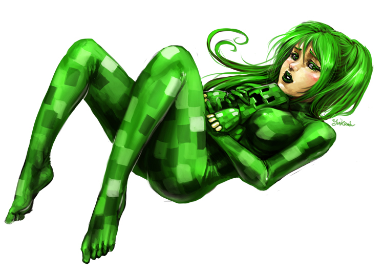 Creeper Minecraft - Desenho de erika_s2_ - Gartic