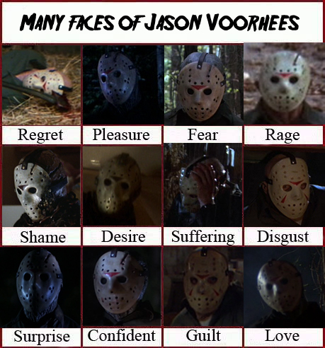 Many faces of Jason Voorhees