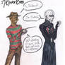 Freddy vs Pinhead colored