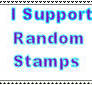 I support - random stamps