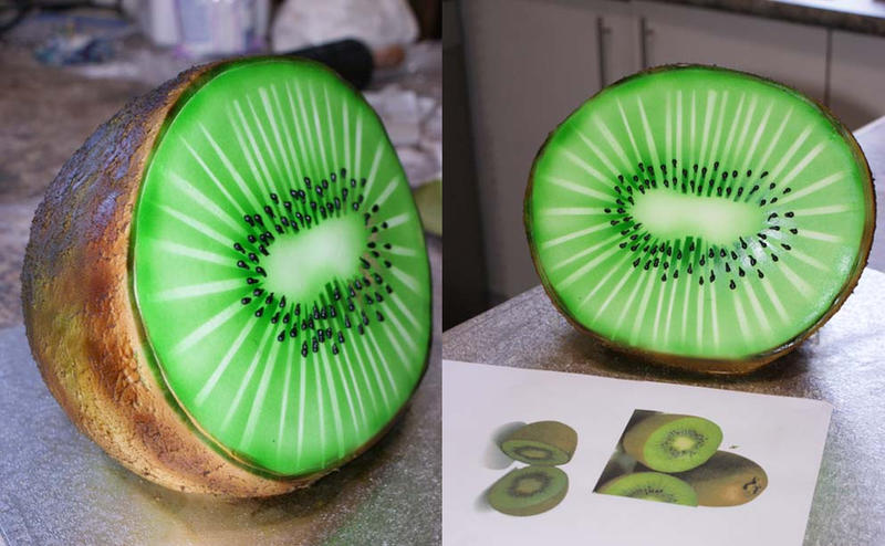 Kiwi 3D Cake