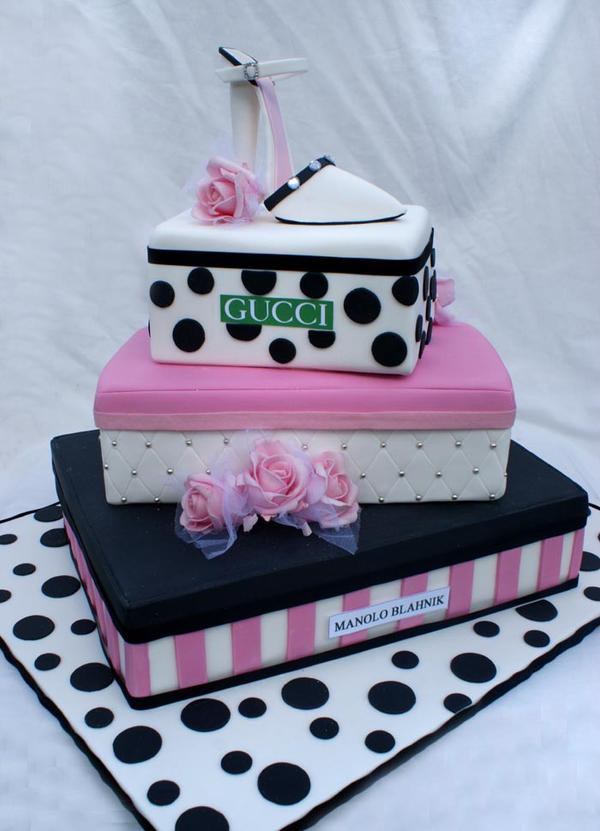 Box of shoe Cake by Verusca