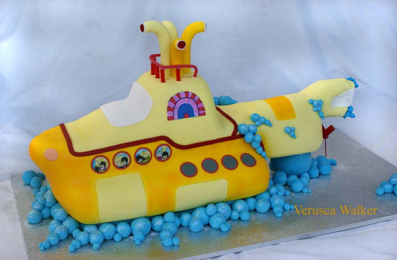 yellow submarine beatles Cakes